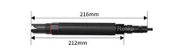 Sonde de conductivité d'eau intégrée RS485, électrode de capteur EC en ligne en plastique, pH-mètre industriel RS-EC-N01-3-EX