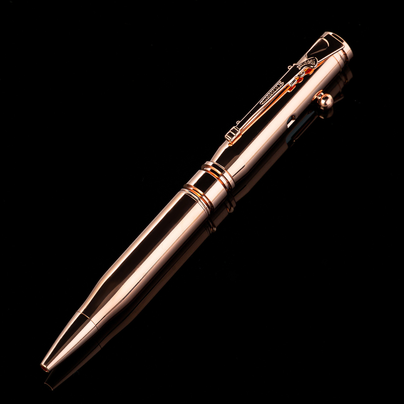 Electroplated rose gold