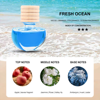 Vente flash - Flacon en verre suspendu pour diffuseur d'air frais pour voiture, parfum liquide, ornement suspendu, diffuseur d'air frais pour voiture
