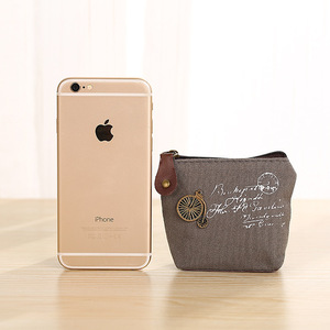 Vendita calda di nuove signore portamonete Retro in tela <span class=keywords><strong>portafoglio</strong></span> con cerniera a forma di piccola borsa quadrata <span class=keywords><strong>portafoglio</strong></span> da <span class=keywords><strong>donna</strong></span> - Product Image 3