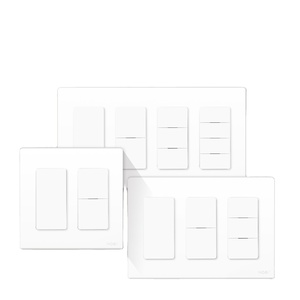 Tuya WIFI Control 1 gang Neutral Live Wire Alexa Echo Compatible Smart Wall Touch Light <span class=keywords><strong>Switch</strong></span> Push Button <span class=keywords><strong>Switch</strong></span> - Product Image 1
