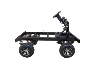 Nieuwe Energie 4X4 Onafhankelijke Ophanging <span class=keywords><strong>Mini</strong></span> Ev Elektrisch Stuurvoertuig Kleine Auto Vrachtwagen Rechter Stuur Chassis Lading Voor Volwassenen - Product Image 2