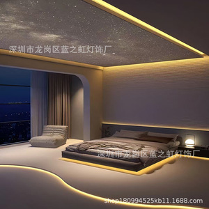Starry Sky Ceiling Light Led Fiber Optic Suspended Ceiling For Home Guesthouse Clubhouse Billiard Room - Product Image 3