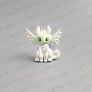 Figura de Dragón Volador Fúria Nocturna de Animación de Moda, Colgante, Amuleto, Juguete Barato para Niños, para Huevos Sorpresa y Relleno de Bolsas de Regalo para Fiestas - Product Image 3