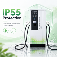 Chargeur rapide pour véhicules électriques HAIDIRA 120-400 kW avec armoire de couleur claire pour climat chaud