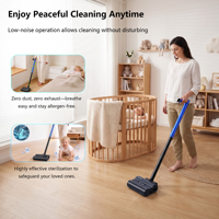 ELEGOAL FW07 Laveur de sols autopropulsé, 40W, zéro émission d'air, idéal pour un usage domestique et commercial (hôtels)