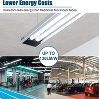 Tube LED T8 G13 3000K-6500K, remplacement de tube fluorescent, 10W-90W, 2ft-8ft, lampe d'éclairage pour usine, bureau, entrepôt, parking