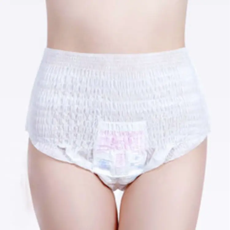 Менструальные брюки для женщин, безопасные брюки, нижнее белье, гигиеническая прокладка, горячая распродажа, Нетканая ткань, ISO одноразовый принт
