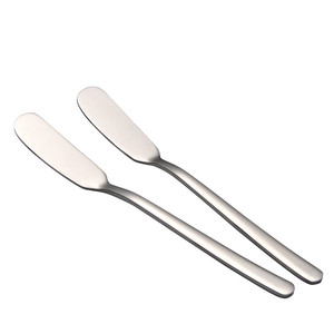Couteau à beurre ambidextre en acier inoxydable 4-5,9 po, épais et polyvalent, compatible lave-vaisselle, pour cuisine, pâtisserie, fromage - Product Image 5