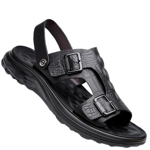Sandalias de hombre con suela gruesa, antideslizantes y resistentes al agua, adecuadas para el verano, duraderas para uso en exteriores, zapatos de hombre para salidas. - Product Image 1