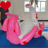 Dragon gonflable rose en PVC personnalisé avec SphToy, pour salon de bandes dessinées et collection
