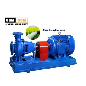 Bomba centrífuga de succión final horizontal de una etapa de alto caudal para agua limpia, serie IS de fábrica, para irrigación industrial - Product Image 1