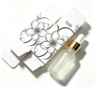 Boîte en carton rigide personnalisée avec logo, finition mate, pour emballage cosmétique, avec insert en EVA pour flacon de sérum, huile ou crème