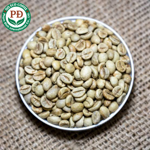 Wholesale Vietnam Green <b>Robusta</b> Colored <b>Coffee</b> <b>Beans</b> Natural Unroasted Seed Bulk Supply OEM ODM Export Grade 12% Moisture - Product Image 1
