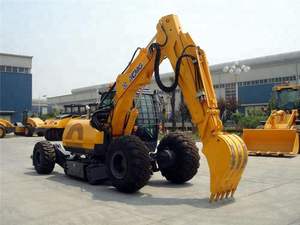 Excavadora de Ruedas de 20 Toneladas y 21 Toneladas con Neumáticos XE210WB de Fábrica de Xuzhou, China, Precio de Venta - Product Image 6