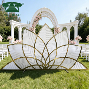 Party Events White PVC Flower Wall Wedding Decoration <b>Backdrop</b> - Product Image 3