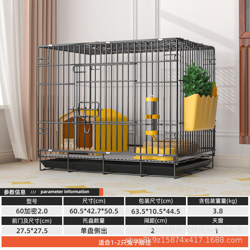 Ensemble d'eau potable, plateau de cage, bol à pied, bouilloire