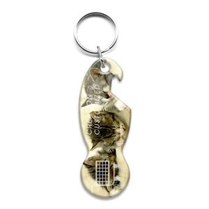 <b>Personalized</b> Print Cheap Car Shape Shopping Cart Trolley Opener Remover Chip Token 2in1 Coin <b>Key</b> <b>Ring</b> for Supermarket Keychain - Product Image 1