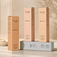 Boîtes en papier personnalisées OEM pour cosmétiques, fond de teint liquide, écran solaire, emballage pour soins de la peau
