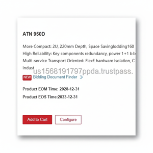 บริการใบอนุญาตฟังก์ชันขั้นสูง HW Brand New 88035KCA ANNS0AVAND00 สำหรับเราเตอร์ IP รุ่น ATN950D และ ATN905-S สำหรับการใช้งานโทรคมนาคม - Product Image 1