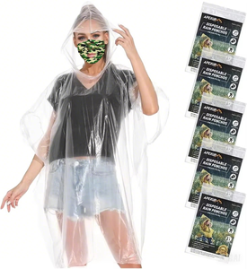 PE Personalizado, Desechable, Portátil, <span class=keywords><strong>Plegable</strong></span>, <span class=keywords><strong>Impermeable</strong></span>, para Hombres y Mujeres, Transparente, para Pesca al Aire Libre, a la Moda - Product Image 1