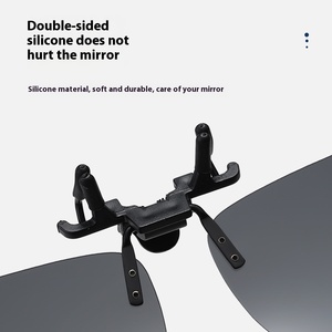 Lunettes de soleil polarisées à clipser pour hommes haut de gamme nuances de cadre PC Anti-UV pour les conducteurs et les lunettes de myopie en gros - Product Image 4