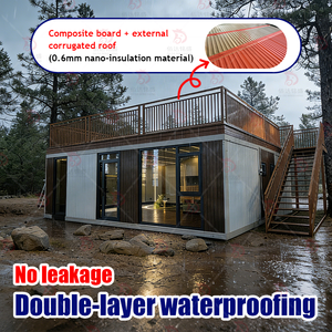 <span class=keywords><strong>Casa</strong></span> Pequeña de 2 Pisos BDMS con Terraza y Baño y Cocina Completos, Casas Pequeñas para Cafetería Móvil, Bar, Pizzería - Product Image 3