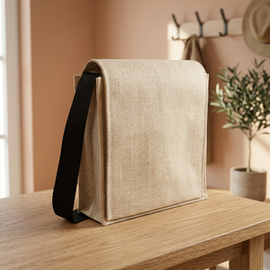Sac fourre-tout bandoulière bohème unisexe à rayures longues avec fermeture éclair ouverte pour l'automne, le printemps, l'été et l'hiver - Product Image 4
