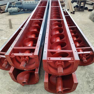 สายพานลำเลียงแบบเกลียวตัวยู เหล็กกล้าคาร์บอน 5.5 กิโลวัตต์ ปรับความเร็วได้ แบบเอียง สำหรับโรงงานผลิต - Product Image 2