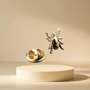 เข็มกลัดโลหะแบบกำหนดเองจากโรงงาน - เข็มกลัดแฟชั่น 2D/3D สวยงาม เหมาะสำหรับเป็นของขวัญในวันหยุด - Product Image 5