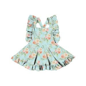 Vestido Tutú para Bebés y Niñas Pequeñas, Modelo BQ-546-YXL, Estilo Vintage, Color Sólido, Sin Mangas, Espalda Descubierta, Bonito Vestido para Niñas - Product Image 5