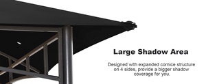 ABCCANOPY Metallpavillon 2.7 m Pavillon Pergola Gartenpavillon Partyzelt Festzelt Farbwahl Pavillon <span class=keywords><strong>de</strong></span> <span class=keywords><strong>jardin</strong></span> tonnelle <span class=keywords><strong>barnum</strong></span> - Product Image 5