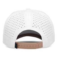 Nouvelle Casquette de Golf en Polyester à 5 Panneaux avec Logo Brodé 3D Personnalisé, Perforée, avec Cordon et Fermeture Snapback, Style Baseball