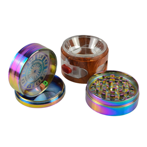 Médecine chinoise de luxe 61mm pour broyeur à fumer Nouveau broyeur d'herbes magnétique en métal multi-spécifications en alliage de zinc - Product Image 3