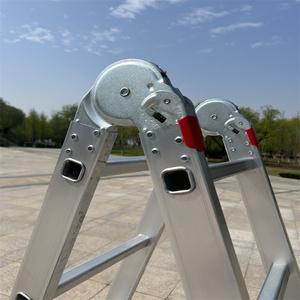 Thang nhôm gấp đa năng 16 bậc với các bậc 4*3, 4*4, 4*5, 4*6 và bản lề lớn - Product Image 6