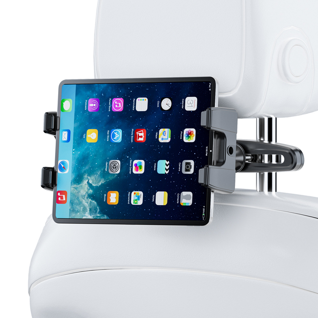 Car Tablet Headrest Holder Car Back Seat Headrest Tablet Mount Stand for Kids Road Trip Essentials for iPad Pro Air Mini