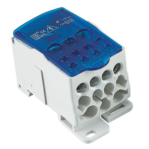 UKK-80 UKK-125 UKK-160 UKK-250 UKK-400 UKK-500 One หลาย Out/Multi Out DIN Rail Mount สกรูจำหน่ายกล่อง Terminal Block - Product Image 2