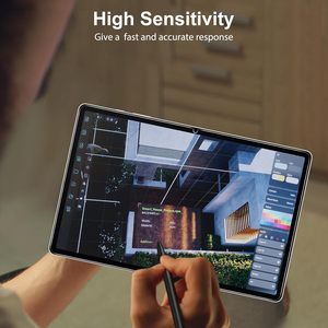 9H chống trầy xước HD Tempered Glass bảo vệ màn hình bong bóng miễn phí 10.9 <span class=keywords><strong>inch</strong></span> phù hợp cho Samsung Tab s10fe/s9fe máy tính bảng - Product Image 4
