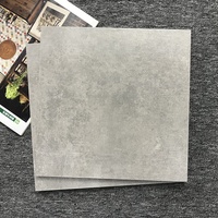 Carreaux de Sol en Céramique Gris Foncé Effet Ciment Moderne Antidérapants 300x300 600x600 pour Salle de Bain