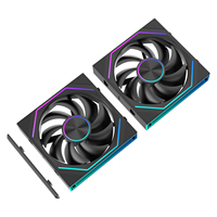 Ventilateur PC ARGB PWM haut de gamme Lovingcool & Refroidissement 14025 Contrôle silencieux de la vitesse du vent Dissipateur thermique en plastique pour boîtier d'ordinateur Refroidisseur rapide du processeur