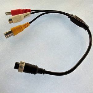 Prix usine M12 4Pin Aviation Tête Femelle à BNC/RCA/DC CCTV Caméra Moniteur De Voiture <span class=keywords><strong>AV</strong></span> Connecteur Câble Fil avec Ligne Audio Vidéo - Product Image 5