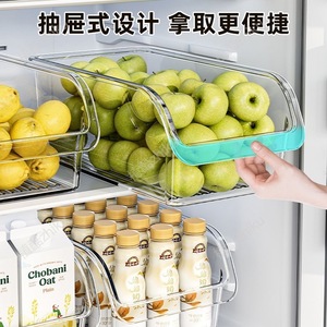 Fridge Organizer Food Grade Storage Bins With Lids Rectangle PP Plastic 6+ Compartments For Vegetables Fruits Eggs Kitchen - Product Image 4