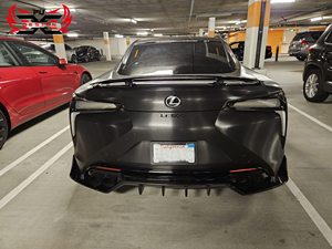 Gran oferta, Kit de cuerpo de difusor trasero de estilo artístico de parachoques trasero de fibra de carbono, accesorios de coche, Kit aerodinámico para <span class=keywords><strong>Lexus</strong></span> LC500 <span class=keywords><strong>LC500H</strong></span> - Product Image 2