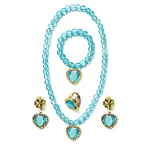 shining Aisha Princess jewelry for girls role play dress accessories jewelry necklace bracelet ring earring set