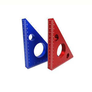Ensemble de règles combinées en aluminium <span class=keywords><strong>réglable</strong></span>, règle en T, règle en carré, chercheur d'angle // - Product Image 6