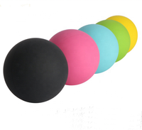 Ballon rebondissant en caoutchouc à logo personnalisé, creux, à rebond élevé, pour le racquetball, le handball et le squash
