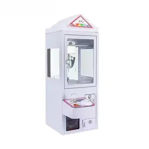 Máquina de jogo de arcade de doces operada por moeda por atacado de fábrica, mini máquina de guindaste de garra barata, máquina de garra de brinquedo pequena