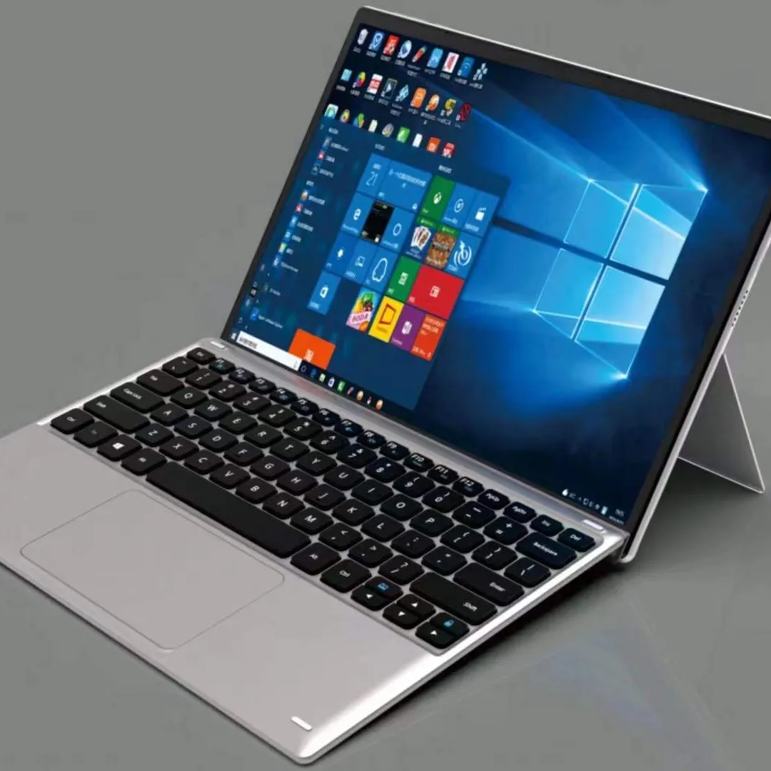 Best Quality 12.3 Inch Win 11 Laptop Computer 2 In 1 Tablet PC 8GB+256GB with Detachable Keyboard For Working