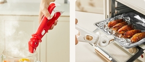 Pince à Plats Chauds Anti-Brûlure 2-en-1 Multifonctionnelle pour <span class=keywords><strong>Cuisine</strong></span>, Vente en Gros depuis Ningbo - Product Image 4