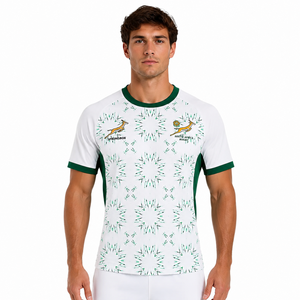 T-shirts à manches courtes pour hommes, essentiels pour les fans de rugby, avec logo personnalisé de l'équipe nationale de rugby 2026, logo de marque gratuit - Product Image 5